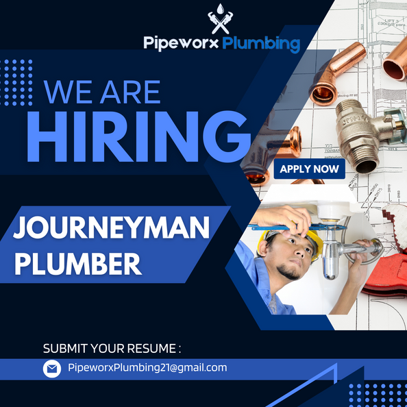 we are hiring journeyman plumber